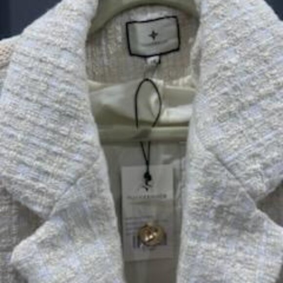 NWT Tuckernuck Ivory Tweed Renata Jacket - Picture 8 of 10